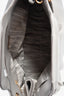 Salvatore Ferragamo Light Grey Leather Tote Bag with Strap