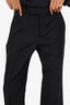 Gucci Black Wool Mohair Straight Legs Trousers Size 42