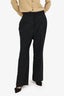 Gucci Black Mohair/Wool Straight Leg Trousers Size 46
