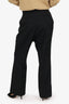 Gucci Black Mohair/Wool Straight Leg Trousers Size 46