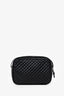 Gucci Black Leather Web Trapuntata Quilted Camera Bag