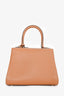 Delvaux Brown Leather Mini Brilliant GHW Top Handle with Strap