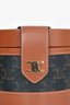 Celine Brown Leather Medium Triomphe Vanity Crossbody