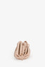 Bottega Veneta Beige Leather Mini Pouch Crossbody