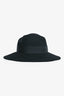Maison Michel Black Fedora Hat Size M