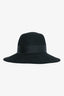 Maison Michel Black Fedora Hat Size M