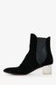 Alaïa Black Velvet Ankle Boots Size 41