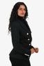 Balmain Black Wool Shoulder Padded Blazer Size 36