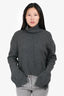 Celine Grey Wool/Cashmere Turtle Neck Sweater Size XS