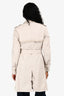 Moncler Cream Nylon Belted Trench Size 1