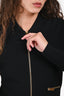 Stella McCartney Black Gold-Tone Zipper Size 40