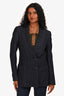 Officine Générale Dark Blue Denim Blazer Size 36