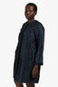 Weekend Max Mara Denim Nylon Blend Coat Size 10 US