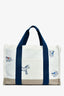 Hermès White Canvas 'Adada Nappy' Tote Bag