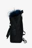 Fendi Black Nylon Mini Monster Backpack