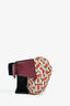 Burberry Orange/White 'TB' Nylon Belt Bag