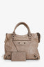 Balenciaga Taupe Leather City Bag