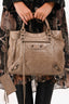 Balenciaga Taupe Leather City Bag