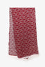 Vivienne Westwood Red/Cream Silk Scarf