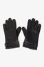Loewe Black Leather Gloves Mens