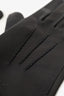 Longchamp Black Leather Gloves Mens