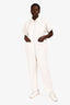 Rachel Comey White Corduroy Jumpsuit Size 8