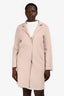 Line Cream Blush Wool Coat Size M