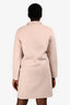 Line Cream Blush Wool Coat Size M