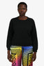 Rachel Comey Black Cable Texture Sweatshirt Size 6