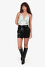 Superdown Black Sequin Mini Skirt Size XS