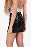 Superdown Black Sequin Mini Skirt Size XS