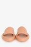 Stella McCartney Blush Logo Veg Leather Slides Size 41