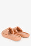 Stella McCartney Blush Logo Veg Leather Slides Size 41