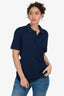 Christian Dior Navy Cotton 'CD' Embroidered Polo T-Shirt Size L