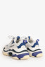 Balenciaga Cream/Purple Triple S Sneakers Size 39
