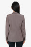 Judith & Charles Grey Single Button Blazer Size 2