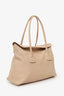 Burberry Light Nude Grained Leather Baynard Tote Bag