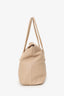 Burberry Light Nude Grained Leather Baynard Tote Bag