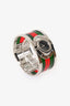 Gucci Black Stainless Steel Web Twirl Watch