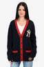 Gucci x MLB Navy Wool 'NY Yankees' Cardigan Size M