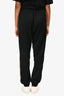 Gucci Black Tan GG Monogram Striped Joggers Size S