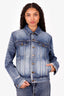 Saint Laurent Denim Distressed Jacket size XS
