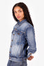 Saint Laurent Denim Distressed Jacket size XS