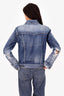 Saint Laurent Denim Distressed Jacket size XS