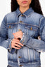 Saint Laurent Denim Distressed Jacket size XS