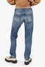 Saint Laurent Distressed Denim Slim Leg Jeans Size 38