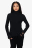 Balenciaga Black Knit Distressed Turtle Neck Sweater Estimated Size S