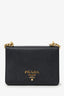 Prada Black Saffiano Lux Chain Crossbody