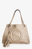 Gucci Champagne Leather Soho Chain Tote