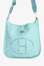 Hermès 2015 Light Blue Epsom Evelyne GM
